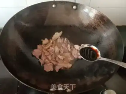 Make Spring fried meat step 4