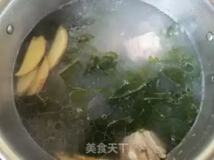 Make ♪ Little seaweed steak soup ♪ step 10
