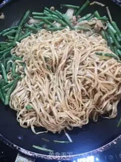 Make Bean horned noodles step 8