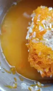 Make Pumpkin rice step 6