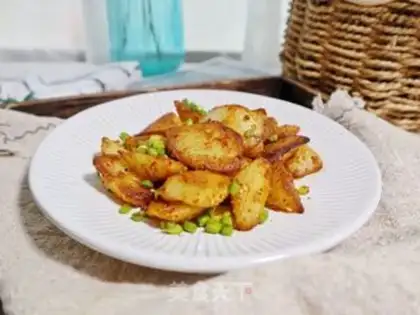 Make Pepper salt potatoes step 7