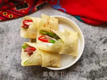 Make A single burrito donkey step 8