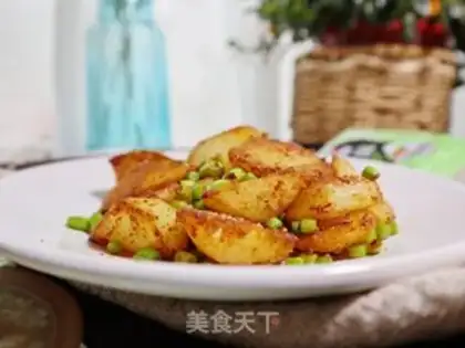 Make Pepper salt potatoes step 8