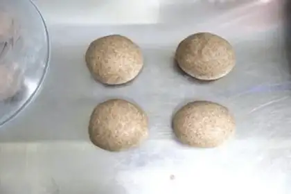 Make Black all-wheat toast and salt rolls step 6