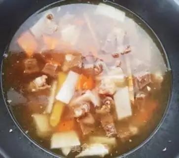 Make Fresh beef soup step 10