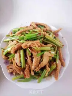 Make Celery fried oxen step 6