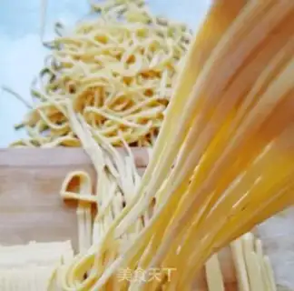 Make Hands on egg noodles step 8