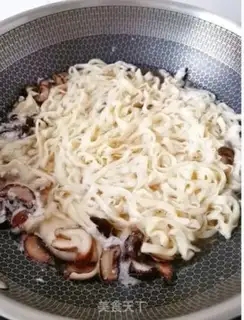 Make Hands on egg noodles step 10