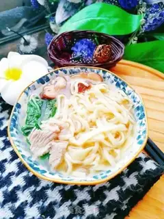 Make Hands on egg noodles step 12