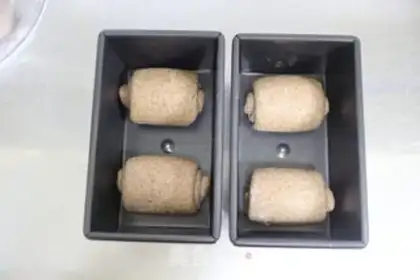 Make Black all-wheat toast and salt rolls step 10