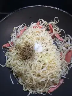 Make Fried noodles step 4