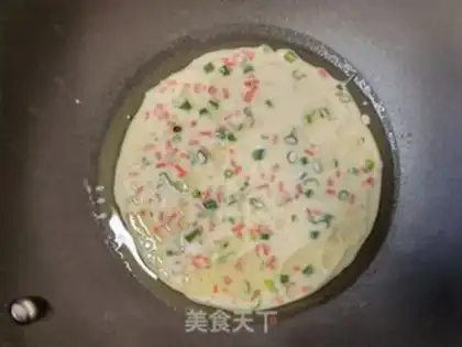 Make Carrot onion pancakes step 7