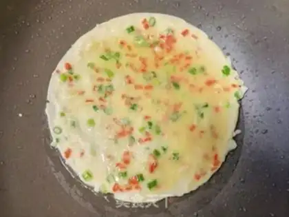Make Carrot onion pancakes step 9