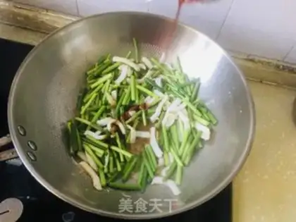 Make Garlic fire step 6