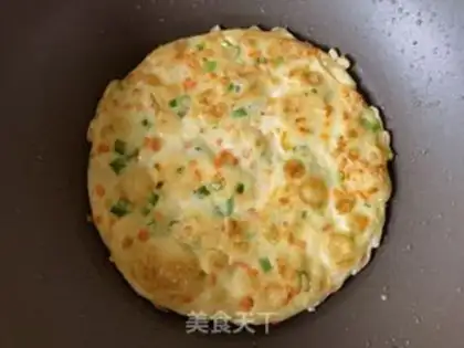 Make Carrot onion pancakes step 11