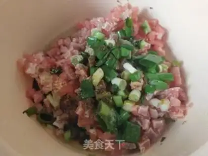 Make Corn dumplings, platinum puff step 4