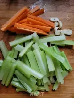 Make Clear the carrots step 1