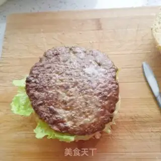Make Whole wheat beef burger step 4