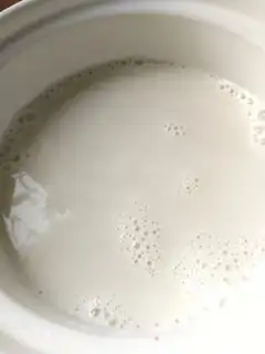 Make Homemade tofu brain plus tofu cake step 4