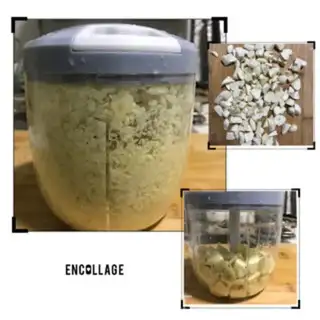 Make A garlic fan roasted avil step 2