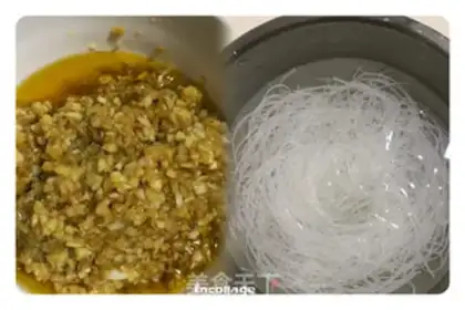 Make A garlic fan roasted avil step 3