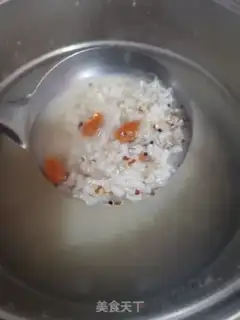 Make Quail rice congee step 2