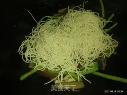 Make Bean-fruit noodles step 4