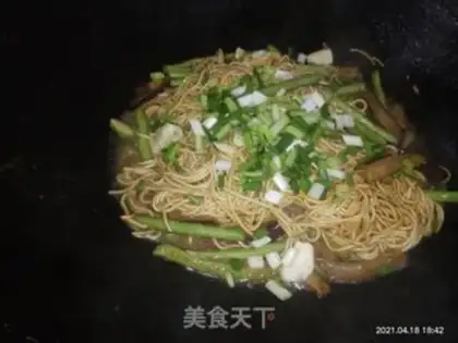 Make Bean-fruit noodles step 5