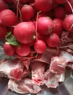 Make Soup with radish step 0