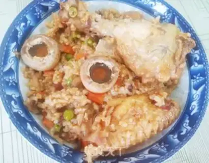 Make Chicken rice step 16