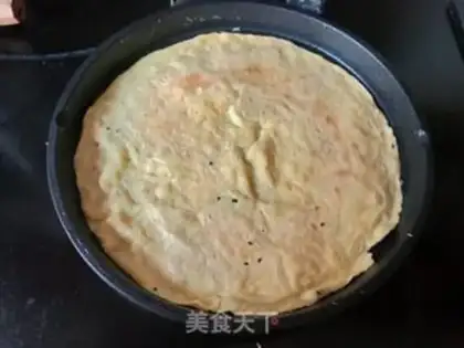 Make Black sesame shrimp pie step 7