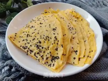 Make Black sesame shrimp pie step 8