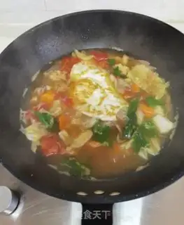 Make Beef egg and vegetable soup step 8