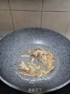 Make Powdered rice with mushrooms step 5