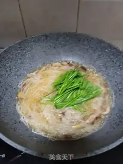 Make Powdered rice with mushrooms step 8