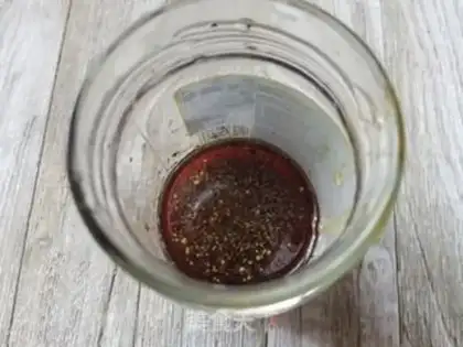 Make Vegetable salad and vinegar step 3
