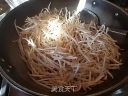 Make The bean sprouts with duck blood step 7