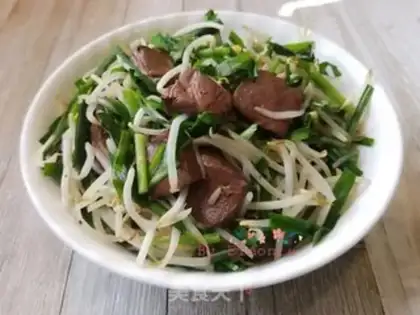 Make The bean sprouts with duck blood step 11
