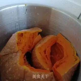 Make Roses make steamed pumpkins step 5