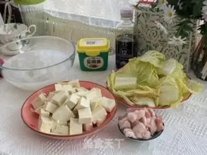 Make Tofu for dolls step 0