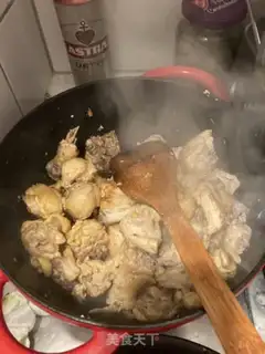 Make Yellow chicken step 7