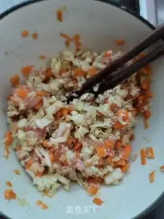 Make Pork cabbage carrots step 4