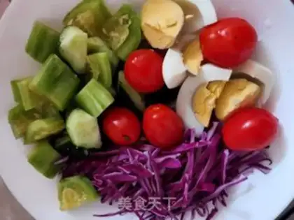 Make Fruit and vegetable egg salad step 6
