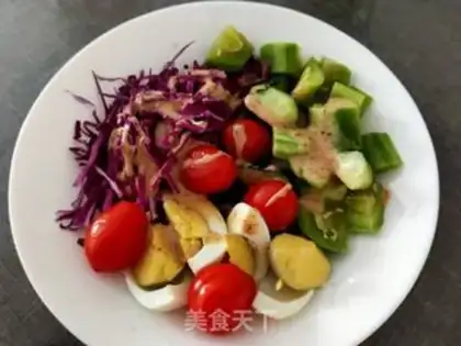 Make Fruit and vegetable egg salad step 8