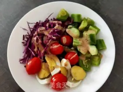 Make Fruit and vegetable egg salad step 9