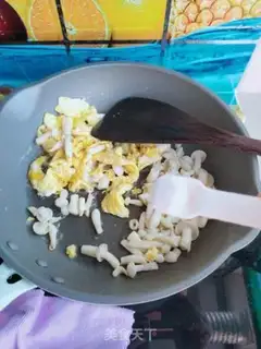Make White mushroom tomato fried eggs step 8