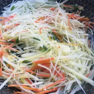 Make Cheese juice and potatoes step 4