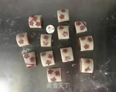 Make Peanut butter, two-coloured buns step 11