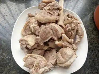 Make Tea mushrooms, duck soup step 2