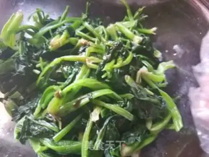 Make Spicy spinach step 5
